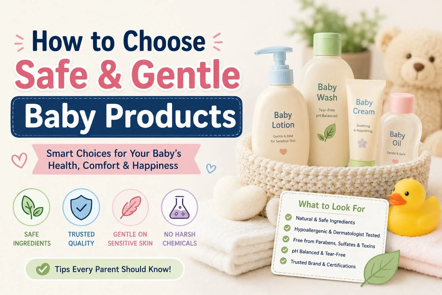safe and gentel baby products